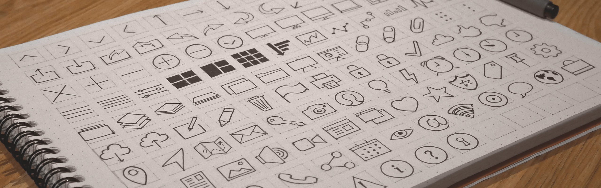 Sketches of the iconset